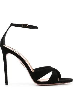 Aquazzura Olie 105mm sandaler i ruskind
