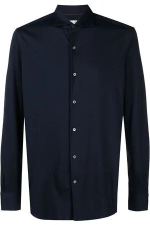 Loro Piana Langærmet skjorte med spread-krave