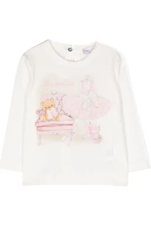 MONNALISA Langærmet T-shirt med tryk