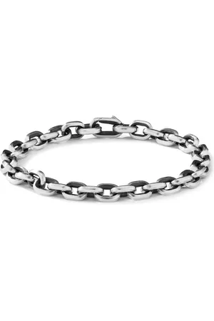 David Yurman Armbånd i sterlingsølv med hvedekæde (6 mm)