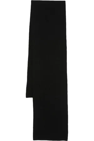 VERSACE Intarsia-strikket uldtørklæde med logo
