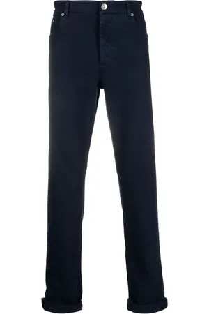 Brunello Cucinelli Jeans med lige ben og mellemhøj talje