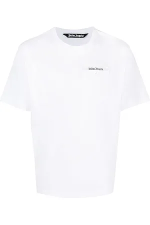 Palm Angels T-shirt med logobånd