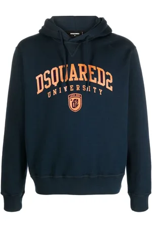 Dsquared2 Hættetrøje med snoretræk og University-tryk