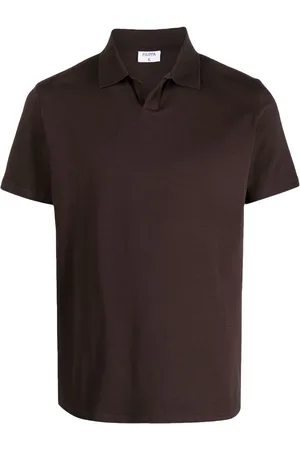 Filippa K Strikket polo med åben stolpelukning
