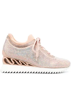 LE SILLA Reiko Wave sneakers med krystaludsmykning