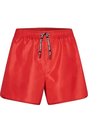 Karl Lagerfeld Badeshorts med logobånd og løbesnor