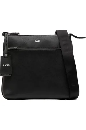 HUGO BOSS Zair crossbody-taske i læder