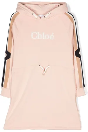Chloé Kjole med broderet logo og hætte