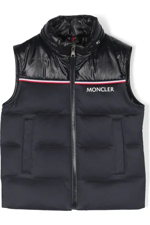 Moncler Vest med logomærke og lynlås