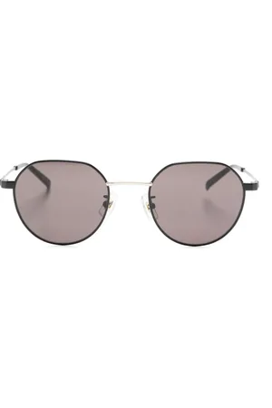 Dunhill Solbriller med tonet glas og rundt stel