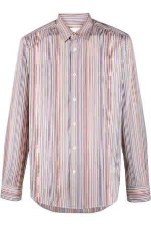 Paul Smith Stribet skjorte med spids krave