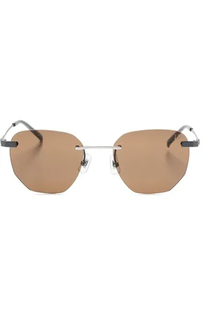 Dunhill Solbriller med geometrisk stel