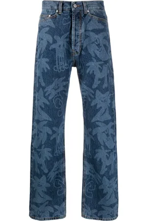 Palm Angels Jeans med palmetryk