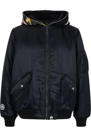 A Bathing Ape Shark Hoodie MA-1 bomberjakke