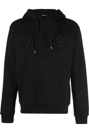 Dsquared2 Hættetrøje med rhinstenudsmykning
