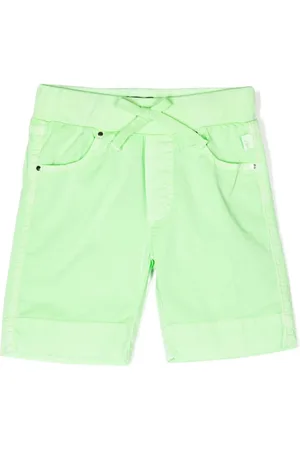 Il gufo Shorts i strækbart design med snoretræk