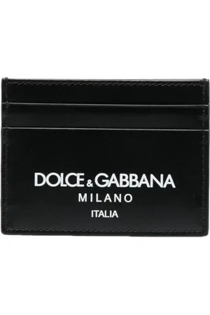 Dolce & Gabbana Kortholder i læder med logotryk