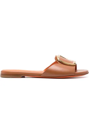 santoni Sandaler i læder med spænde