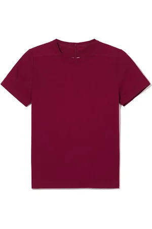 Rick Owens Ensfarvet T-shirt