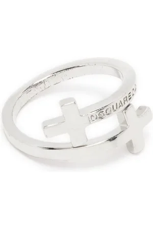 Dsquared2 Vikle-ring med indgraveret logo