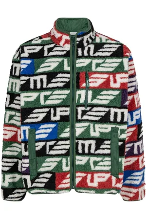 Supreme Vendbar Geo vindjakke i fleece