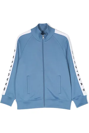 Maison Margiela Jakke med logotryk og lynlås