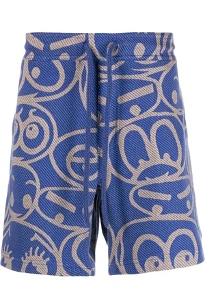 THE ELDER STATESMAN Bermuda-shorts med grafisk tryk