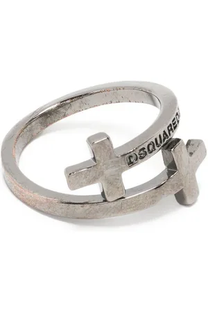 Dsquared2 Vikle-ring med indgraveret logo