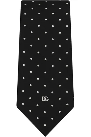 Dolce & Gabbana Polkaprikket slips i silke