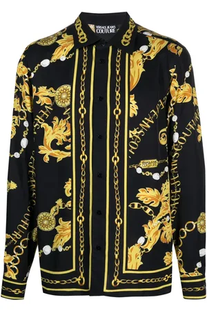 VERSACE Langærmet skjorte med baroktryk