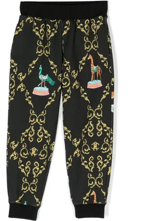 Roberto Cavalli Joggingbukser med art deco-tryk