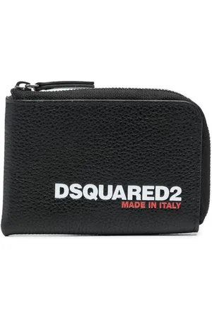 Dsquared2 Pung med logotryk og lynlås