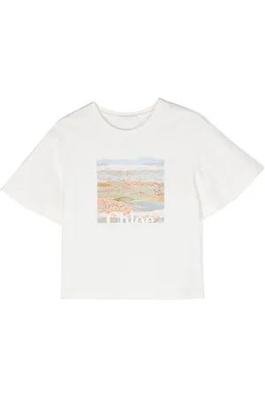 Chloé T-shirt med logotryk