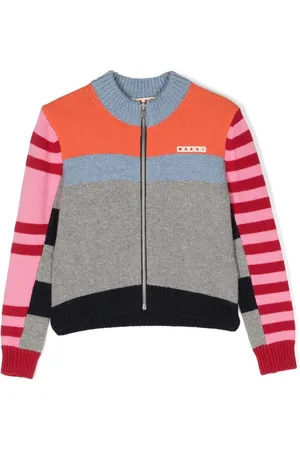 Marni Maglia striktrøje med colourblocking