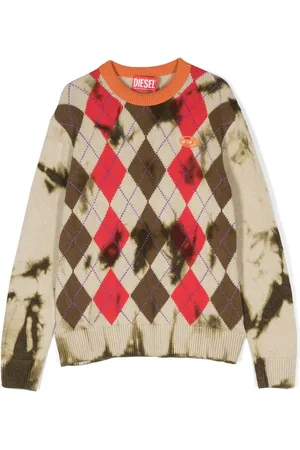 Diesel Kairo argyle-striktrøje