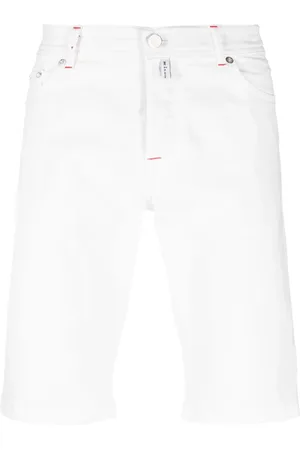 Kiton Denimshorts med logomærke