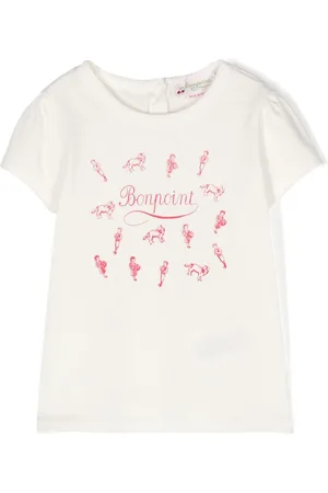 BONPOINT T-shirt med logotryk