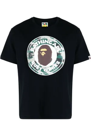 A Bathing Ape Kortærmet T-shirt med logotryk