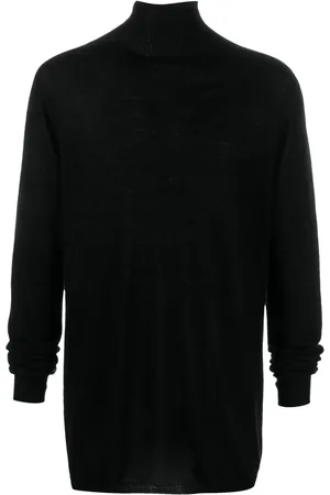 Rick Owens Uldtrøje med rullekrave
