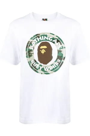 A Bathing Ape Kortærmet T-shirt med logotryk