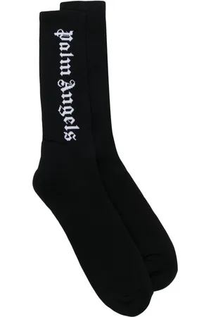Palm Angels Strømper i intarsiastrik med logo