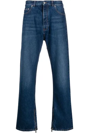 OFF-WHITE Højtaljede jeans med lige ben
