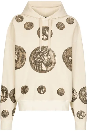 Dolce & Gabbana Langærmet hættetrøje med grafisk tryk