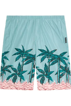 Palm Angels Badebukser med Palms Row-tryk