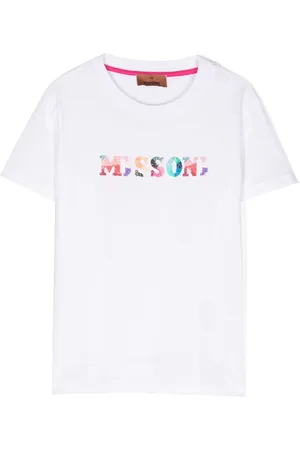 Missoni T-shirt med logotryk