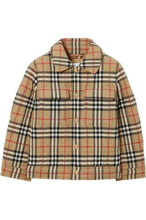 Burberry Quiltet jakke med vintage-ternet mønster
