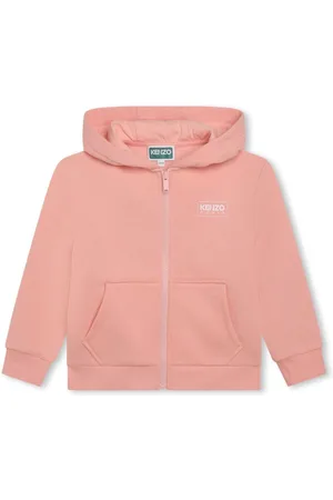 Kenzo Hættetrøje med logotryk og lynlås