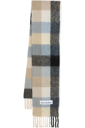 Acne Studios Ternet tørklæde i mohair-blanding
