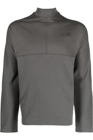 Maison Margiela Sweatshirt med høj hals og logotryk